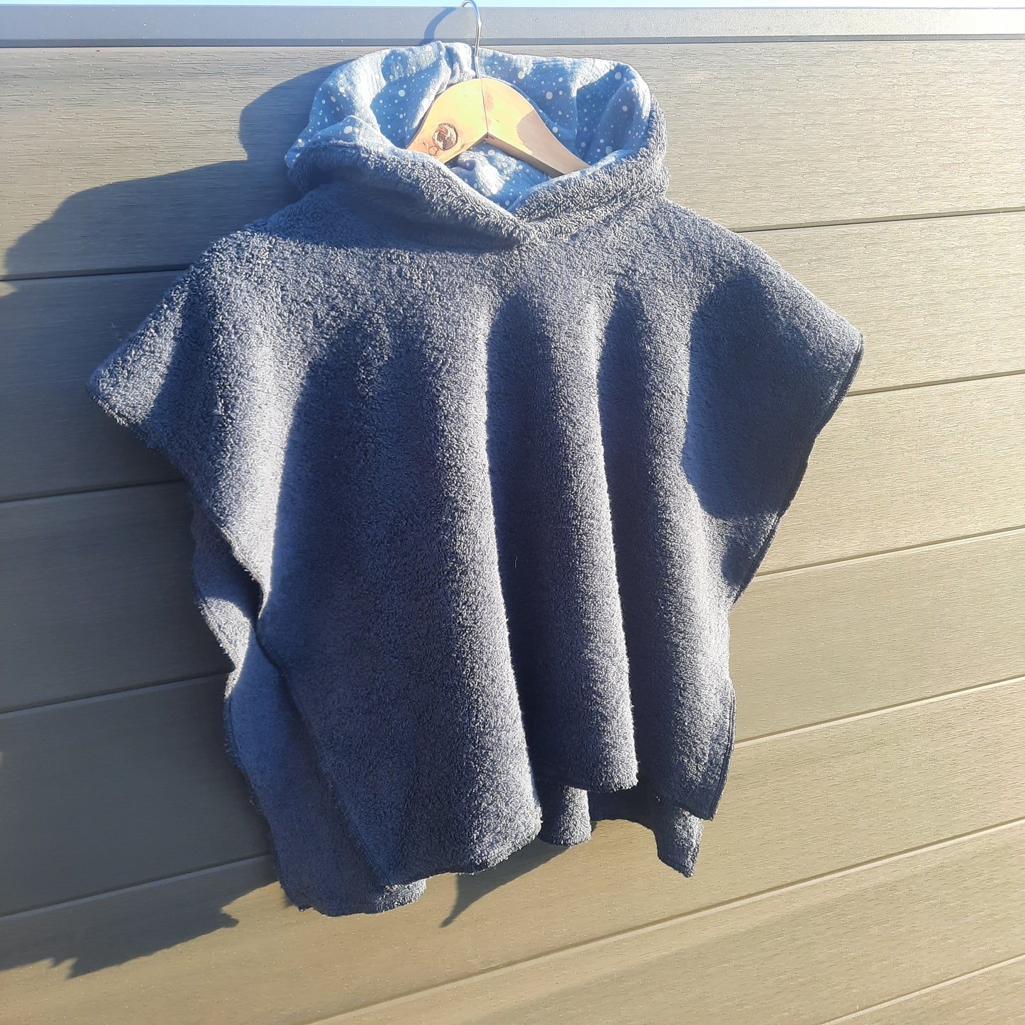 Badeponcho/ Handtuch mit Kapuze handmade