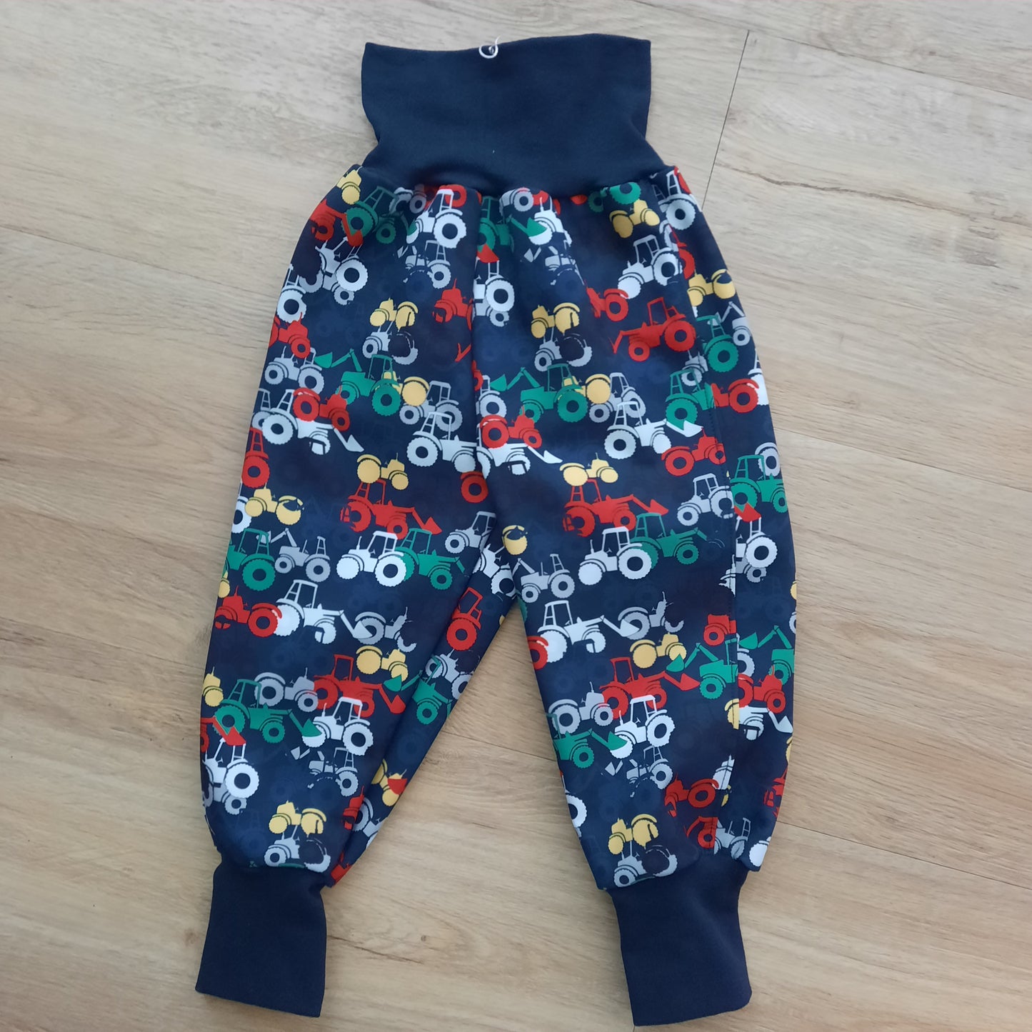 Softshellhose blau/ farbige Trecker 80/86 handmade
