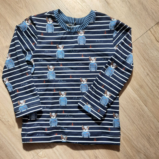 Shirt Langarm maritim handmade